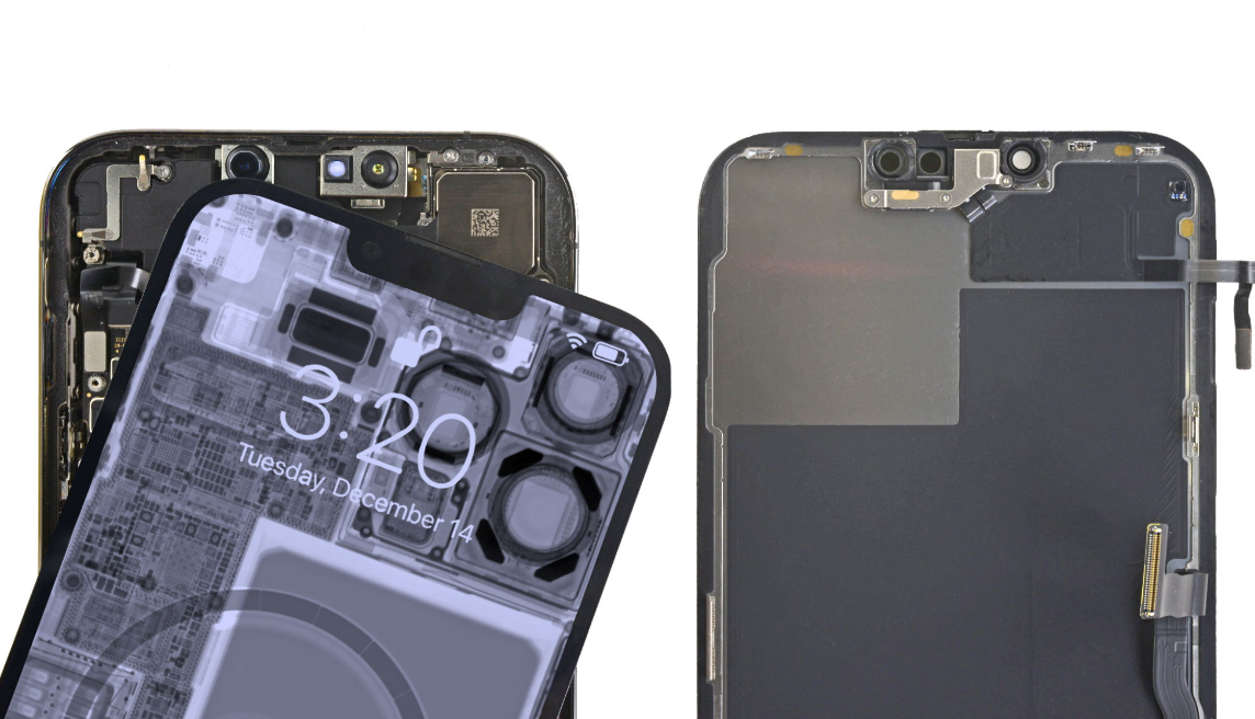 Apple naprawia problemy z Face ID podczas wymiany ekranu iPhone'a 13